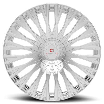 Cavallo  CLV-40  Chrome  22x9.5  (+15)  5x115/5x139.7