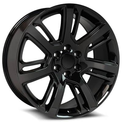 OE Revolution  D-04  Gloss Black  22x9  (+31)  6x139.7/