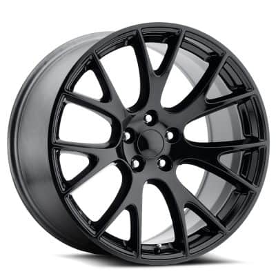 OE Revolution  DG-05  Gloss Black  22x10  (+18)  5x115/
