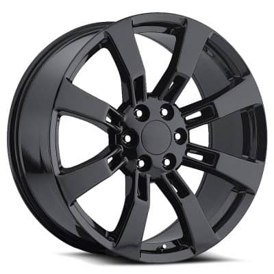 OE Revolution  G-02  Gloss Black  22x9  (+31)  6x139.7/