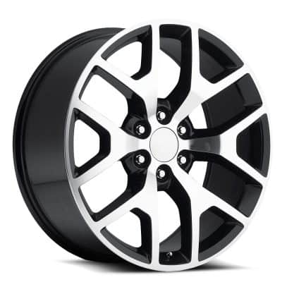 O.e. Revolution G-04 Gloss Black & Machined 20x9 (+27) 6x139.7