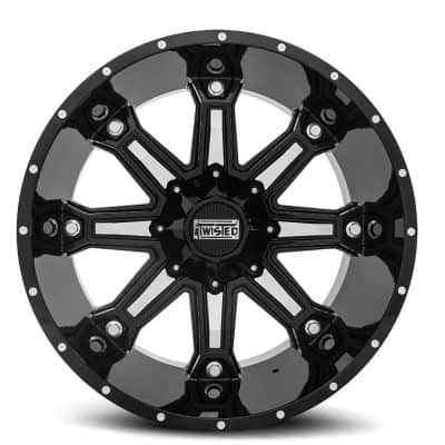 Twisted Wheels  T-23  Black and Machined  20x9  (+0)  5x114.3/5x127