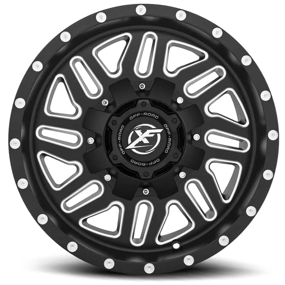 XF Offroad XF201 Matte Black and Milled Lowest Prices Extreme Wheels