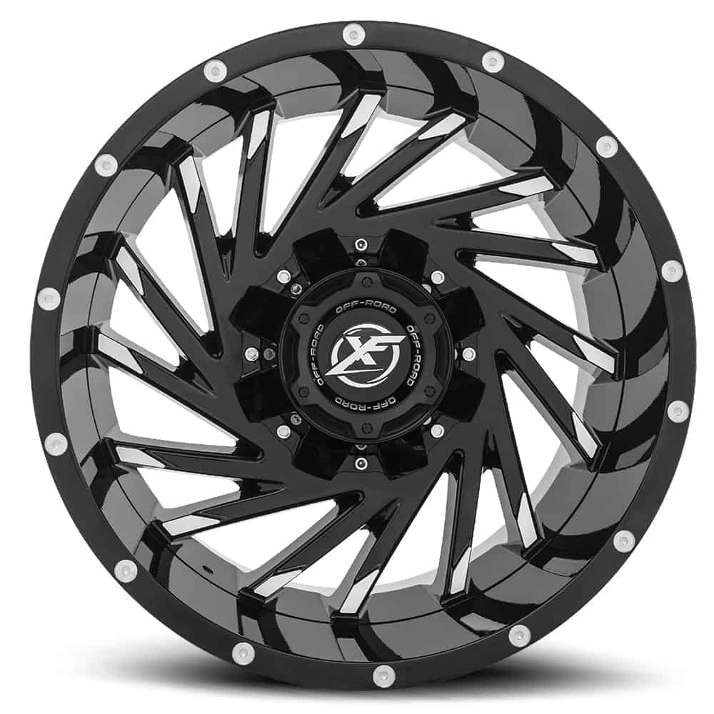 XF Offroad XF209 Gloss Black and Machined Lowest Prices Extreme Wheels