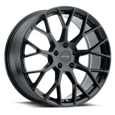 Petrol  P2B  Gloss Black  15x7  (+40)  4x114.3