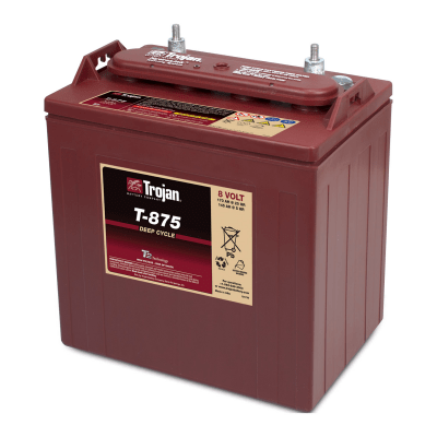 Trojan T-875 8V Golf Cart Battery
