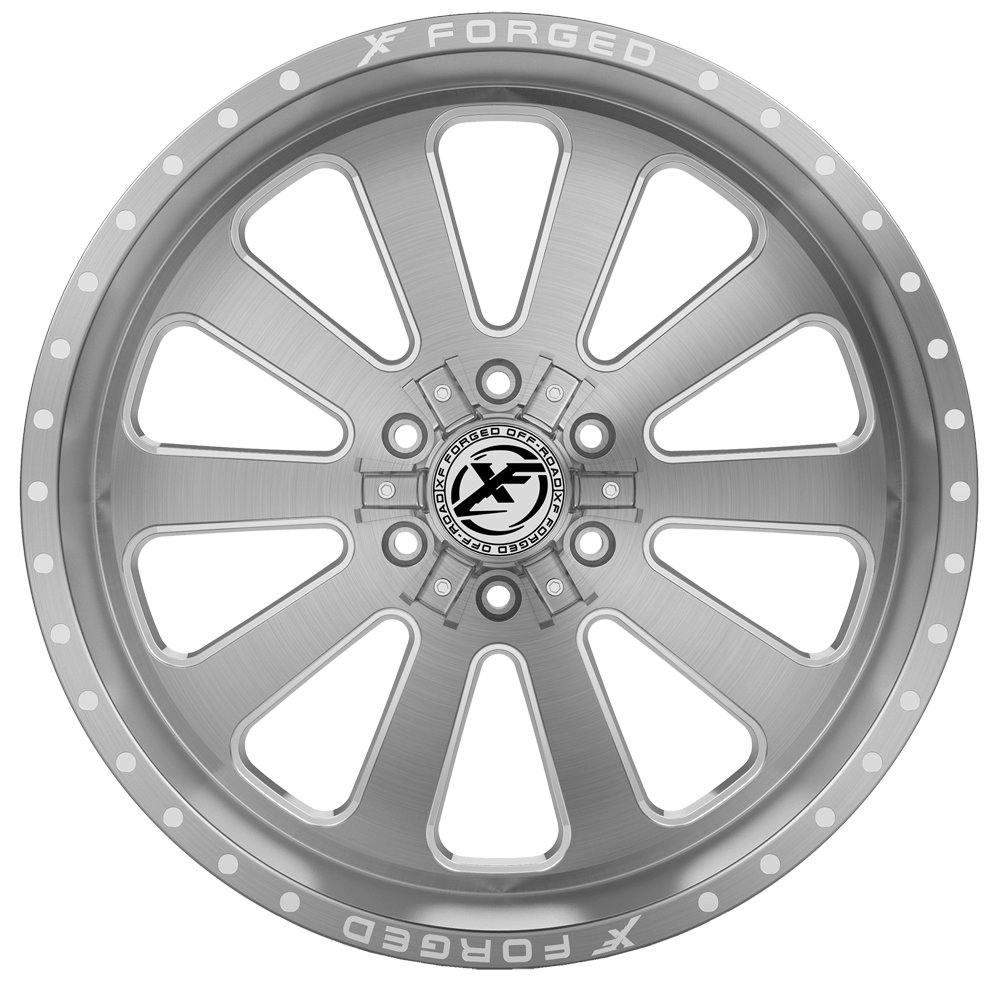 XF Offroad Forged XFX-302 Brushed with Milled Windows 20x10 (-24) 6x135/6x139.7 - Image 2