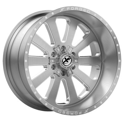 XF Offroad Forged  XFX-302  Brushed with Milled Windows  24x14  (-76)  5x127/5x139.7