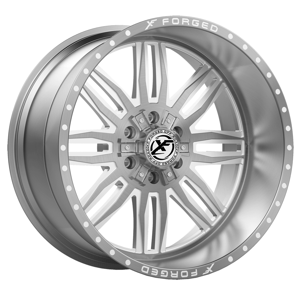 XF Offroad Forged XFX-303 Brushed with Milled Windows 26x14 (-76) 5x127/5x139.7