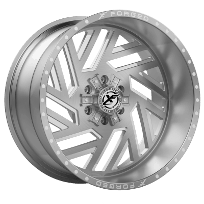 XF Offroad Forged  XFX-304  Brushed with Milled Windows  24x14  (-76)  5x127/5x139.7