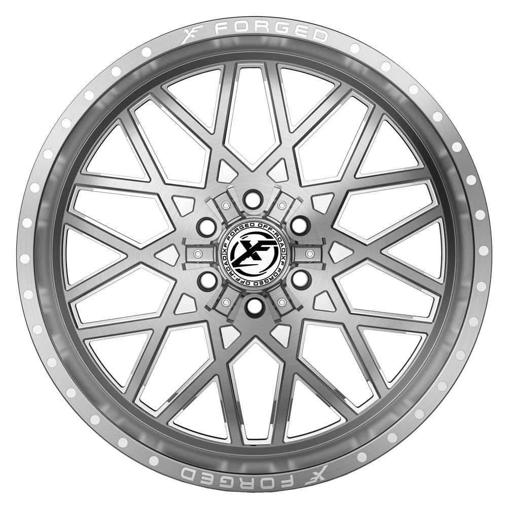 XF Offroad Forged XFX-307 Brushed with Milled Windows 26x14 (-76) 5x127/5x139.7 - Image 2