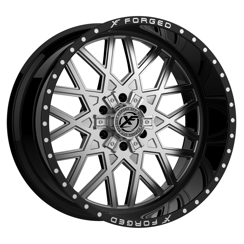 XF Offroad Forged XFX-307 Gloss Black and Brushed | Lowest