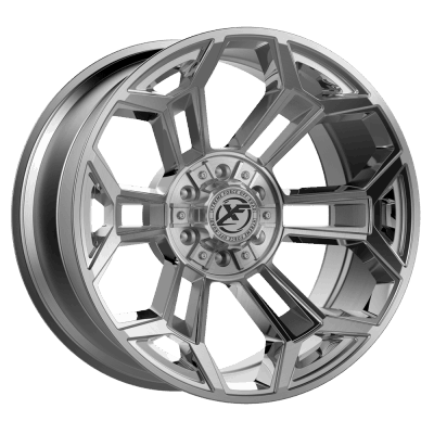 XF Offroad Forged  XFX-308  Brushed with Milled Windows  22x12  (-44)  5x114.3/5x127