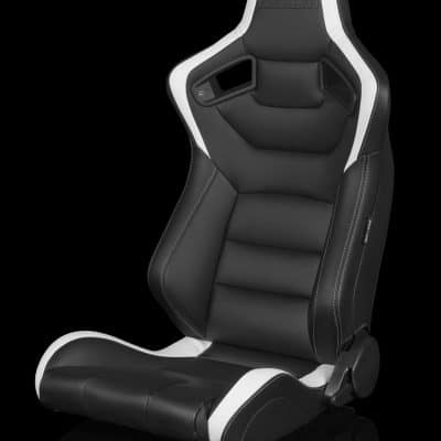 Braum Elite Series Racing Seats Black & White (Pair)