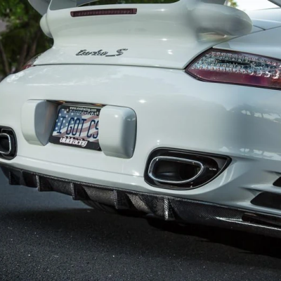 Agency Power Carbon Fiber Strake Diffuser Porsche 997 Turbo 07-12