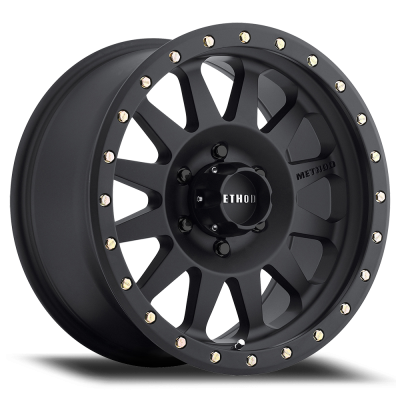 Method Race Wheels 304 Matte Black 17x8 (+0) 5x139.7