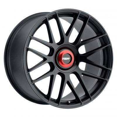 Tsw Hockenheim-t Double Black W/ Ball Milled Spoke 20x9 (+20) 5x112