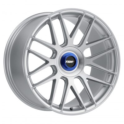Tsw Hockenheim-t Silver W/ Brushed Silver Face & Ball Milled Spoke 20x10.5 (+22) 5x120