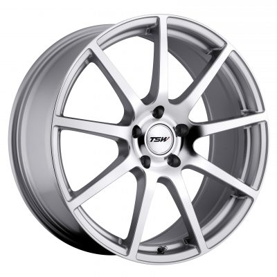 Tsw Interlagos Silver W/ Mirror Cut Face 19x9 (+20) 5x120