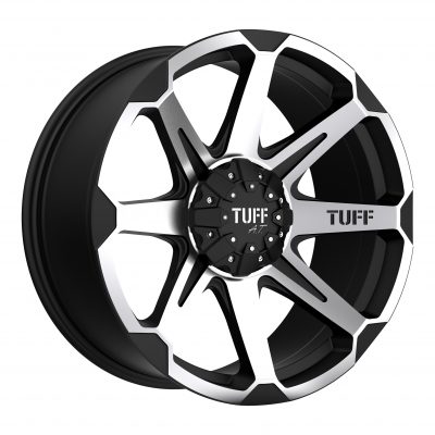 Tuff  T-05  Satin Blackwith Machine Face  20x9  (+15)  6x139.7