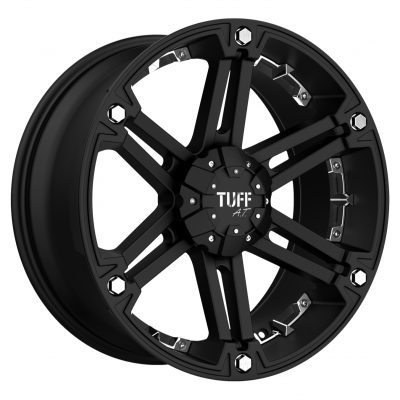 Tuff T01 Silver W/ Brushed Silver Face 22x9.5 (+15) 5x127/5x139.7