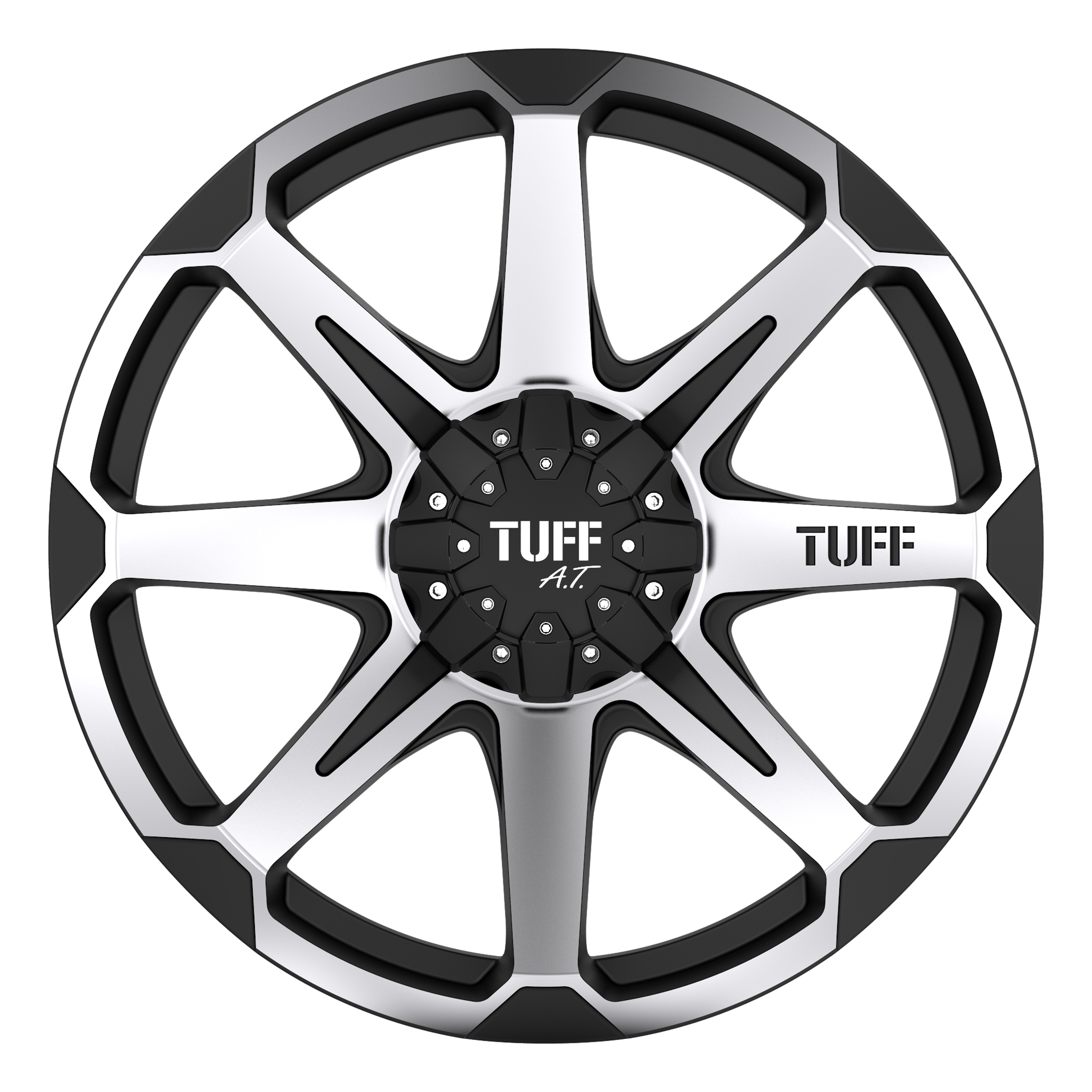 Tuff T05 Flat Black With Machined Face Lowest Prices Extreme Wheels