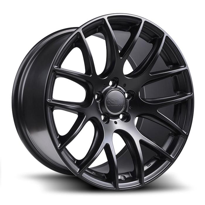 3SDM 0.01 Matte Black 18x8.5 (+45) 5x112