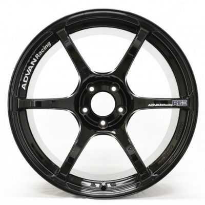 Advan  RGIII  Racing Gloss Black  17x9  (+45)  5x114.3