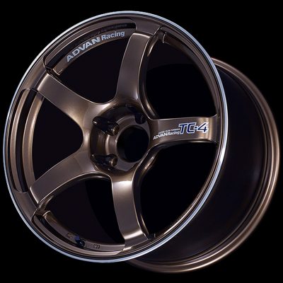 Advan  TC4  Racing Umber Bronze & Ring  17x7.5  (+48)  5x114.3