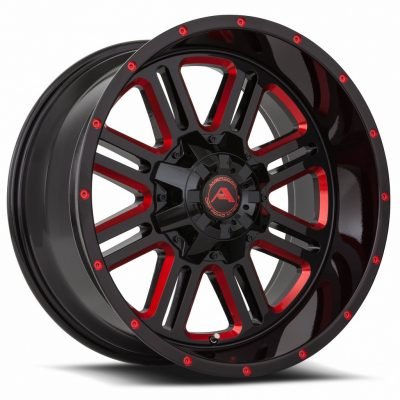American Off-Road A106 BMI-Red 20x10 (+-24) 5x5/5x127