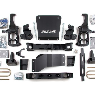 BDS 6.5" Lift Kit for a 2019 Chevrolet 2500 HD 4WD with 4" Block and Air Suspension Spacers