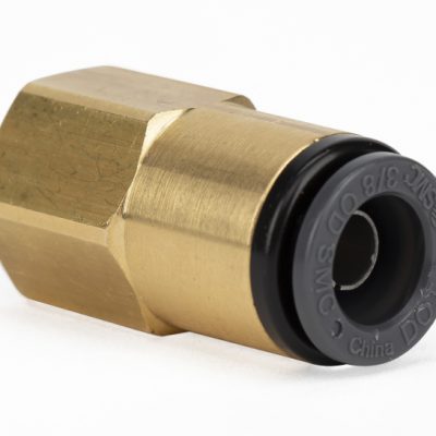 Air Lift Straight Female - 1/4in FNPT X 3/8in PTC Fitting