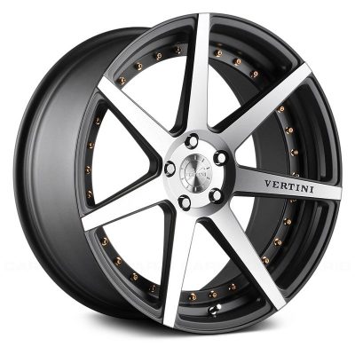 Vertini Dynasty Slate Gray Machine Face 19x8.5 (+32) 5x112