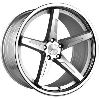 Vertini  RFS1.7  Silver Machined Chrome Lip  20x9  (+15 - 45)  BLANK