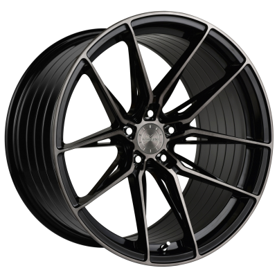 Vertini  RFS1.8  Dual Black Brushed  20x11  (+15 - 27)  BLANK