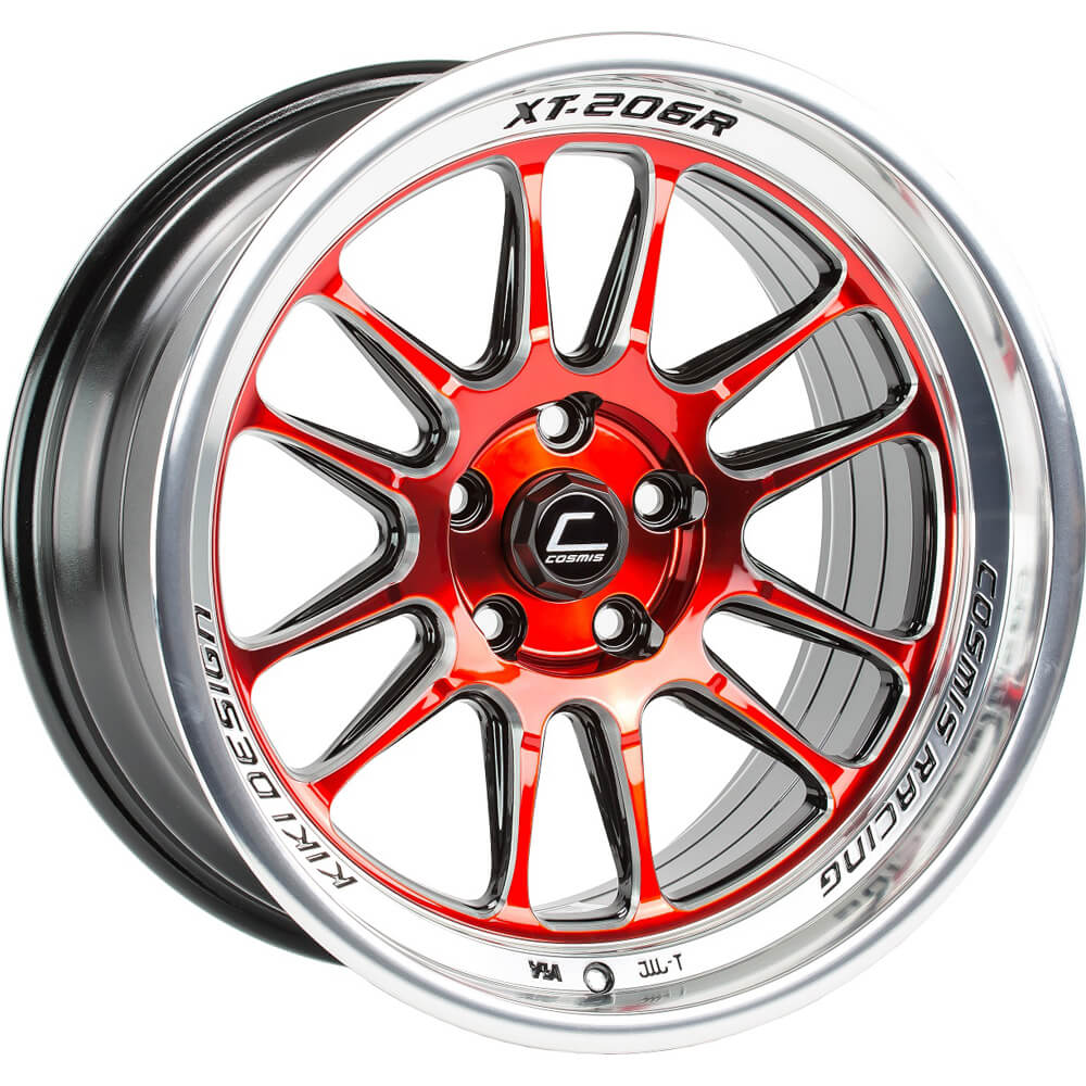 Cosmis XT-206R Red with Machined Lip | Lowest Prices | Extreme Wheels