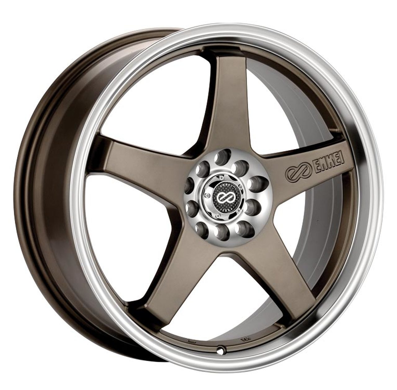 Enkei EV5 Matte Bronze with Machined Lip 17x7 (+45) 4x100/4x108
