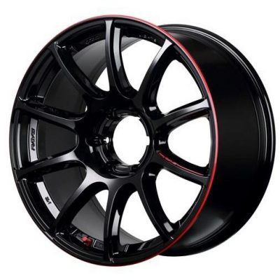 Gram Lights  57TRANSCEND Rev Limited Edition  Black & Red  18x9.5  (+ 38 )  5x120