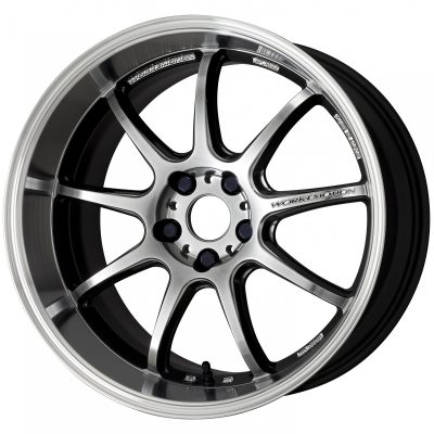Work  Emotion D9R  GT Silver Rim Cut  19x9.5  (Custom Offset)  4x98~5x130