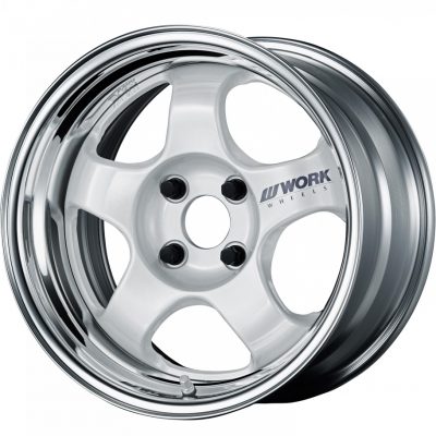 Work  Meister S1 2P  White  15x10 Custom Offset & Bolt Pattern