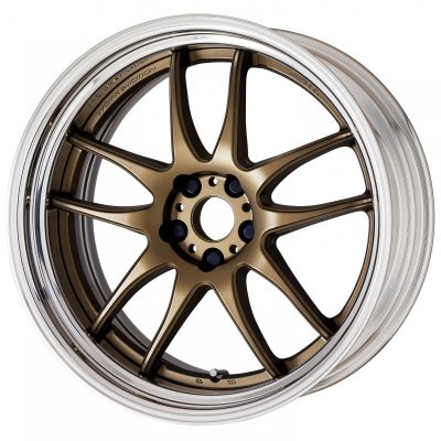 Work  CR 2P Reverse  Bronze  16x5.5 Custom Offset & Bolt Pattern
