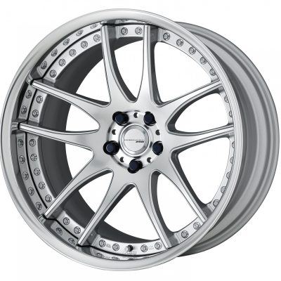 Work  CR 3P  Silver  20x12.5 Custom Offset & Bolt Pattern