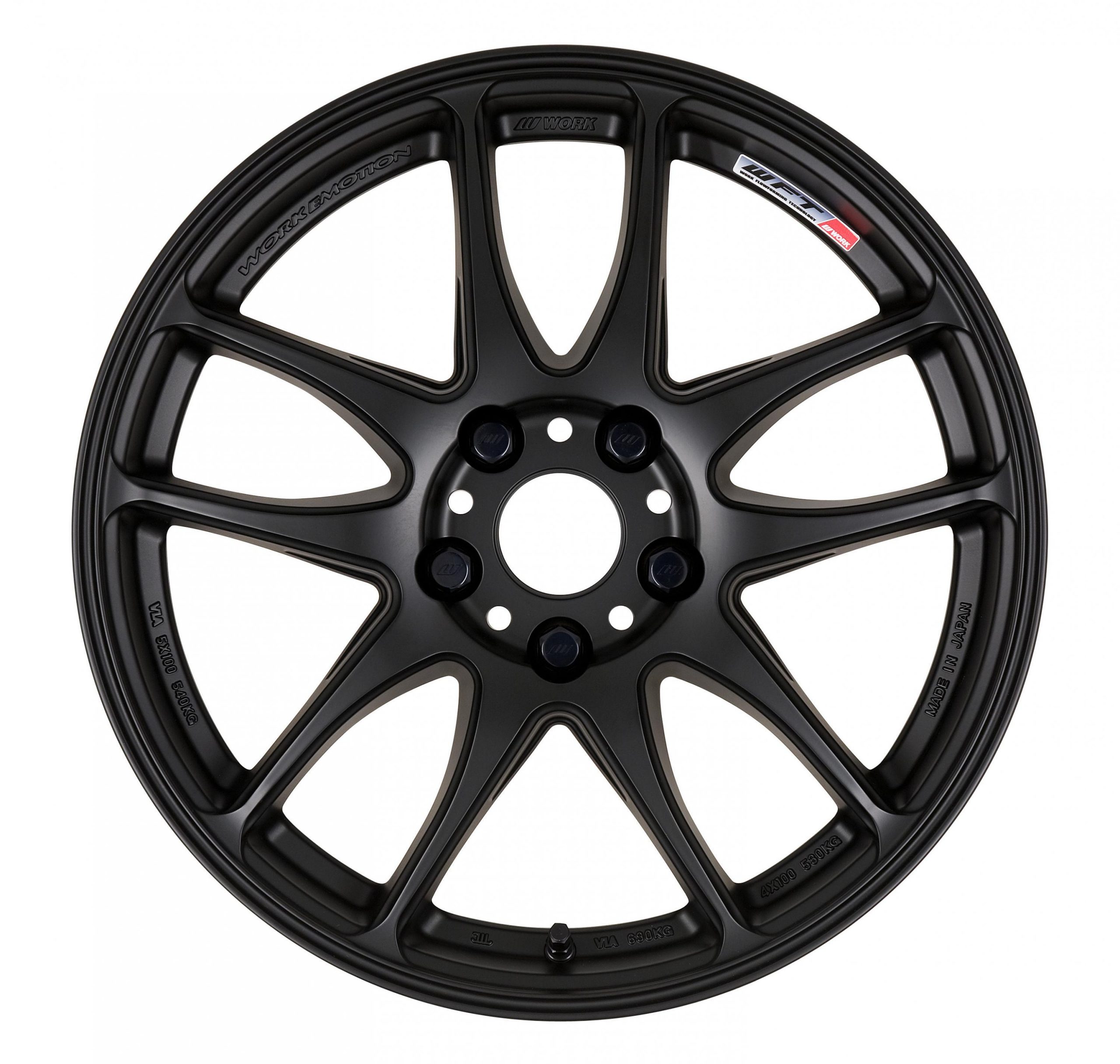 Work CR Kiwami Black 18x10.5 Custom Offset & Bolt Pattern - Image 2