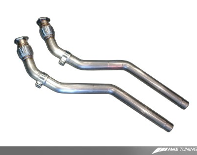 AWE Tuning Audi B8 4.2L Non-Resonated Downpipes for RS5
