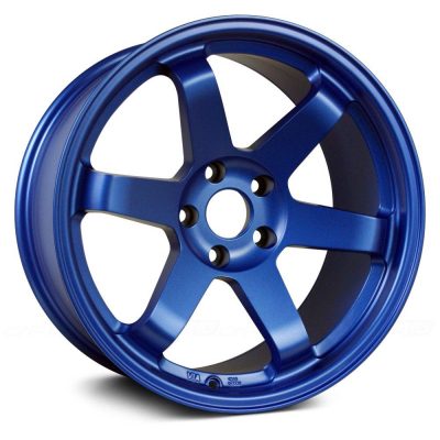 Avid.1  AV06  Matte Blue  17x8  (+35)  5x114.3