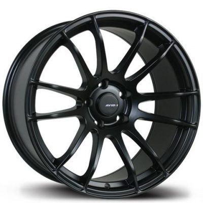 Avid.1  AV20  Matte Black  17x8  (+35)  5x114.3
