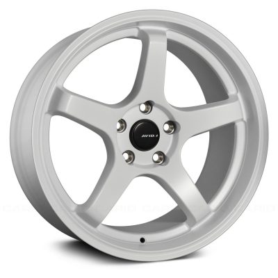 Avid.1  AV28  Matte White  18x8.5  (+35)  5x114.3
