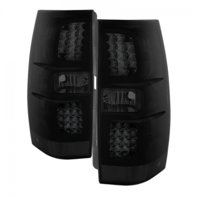 Spyder Xtune Mc Yukon/Yukon Denali 07-14 LED Tail Lights Black Smoked
