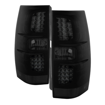 Spyder Xtune Mc Yukon/Yukon Denali 07-14 LED Tail Lights Black Smoked