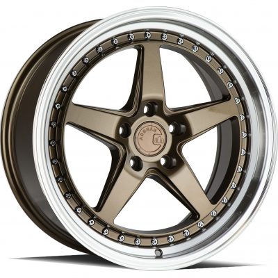 Aodhan DS05 Bronze w/ Machined Lip 18x8.5 (+35) 5x100